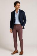 Trousers Yan Simmon Slim YAN-SIMMON-T640-FRIEND-BORDEAUX