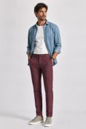 Trousers Yan Simmon Slim YAN-SIMMON-T640-FRIEND-BORDEAUX