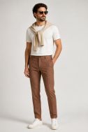 Pantalones Yan Simmon Slim YAN-SIMMON-T640-MAN-TABACCO