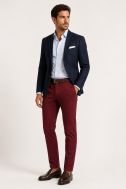 Hosen Yan Simmon Slim YAN-SIMMON-T650-STORY-BORDEAUX