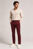 Hosen Yan Simmon Slim YAN-SIMMON-T650-STORY-BORDEAUX