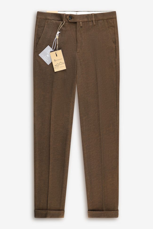 Trousers B-Settecento Slim KQ-B700-8571-MH700-98