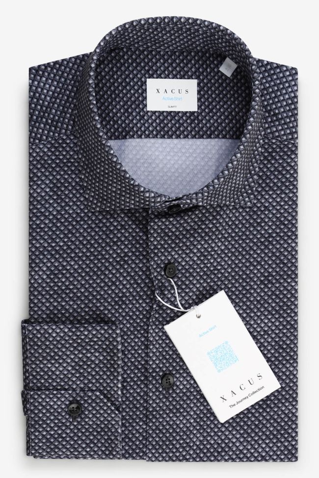 Shirt Xacus Slim XACUS-31609-ACT658ML-004-AI2627