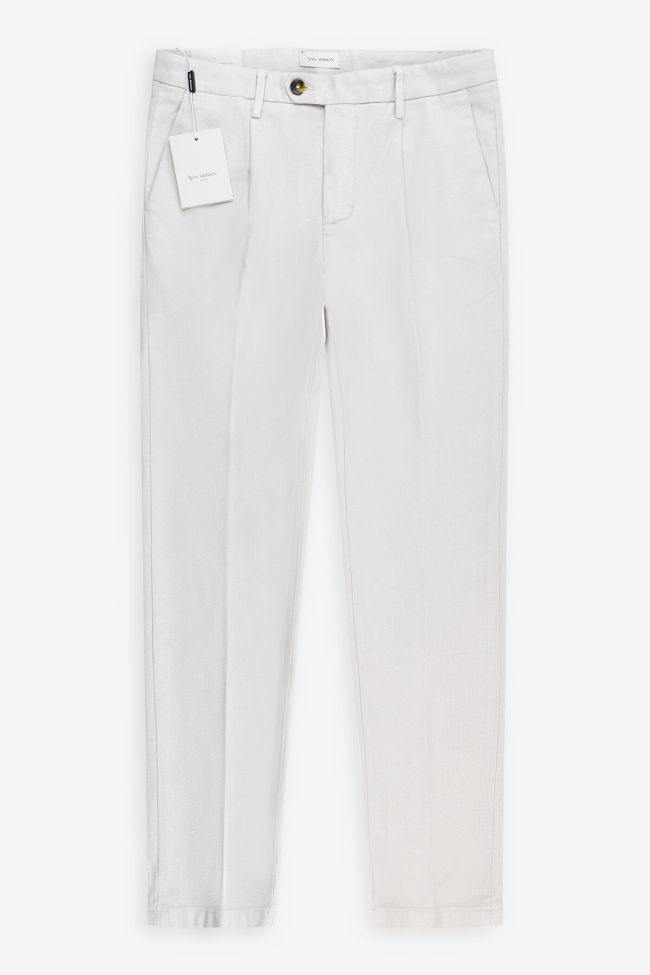 Trousers Yan Simmon Slim YAN-SIMMON-T640-FRIEND-GESSO