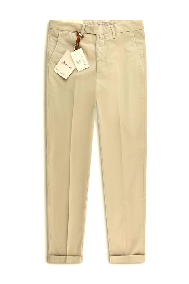 Trousers B-Settecento Slim KQ-B700-7022-MH712-33