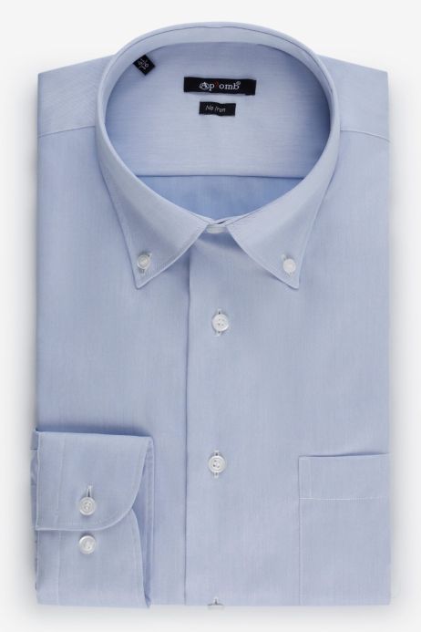 Blue Non-Iron Shirts | Timeless Elegance & Zero Wrinkles