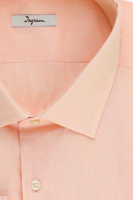 strapless open back dress Linen Shirt Made in Italy