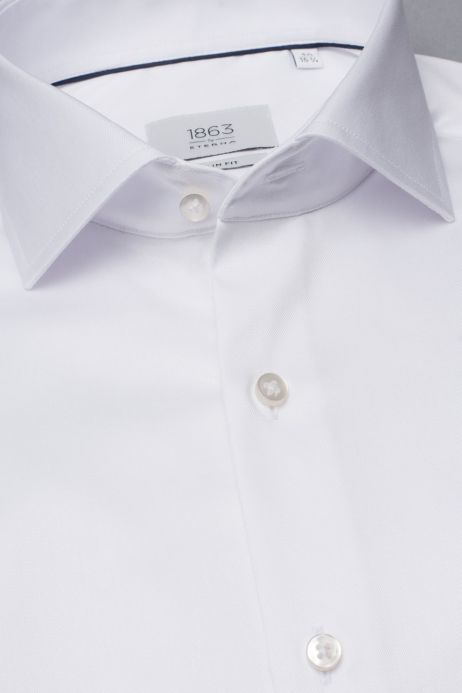 ETERNA Uomo Performance Shirt Modern Fit 1/1 White 42_H_1/1