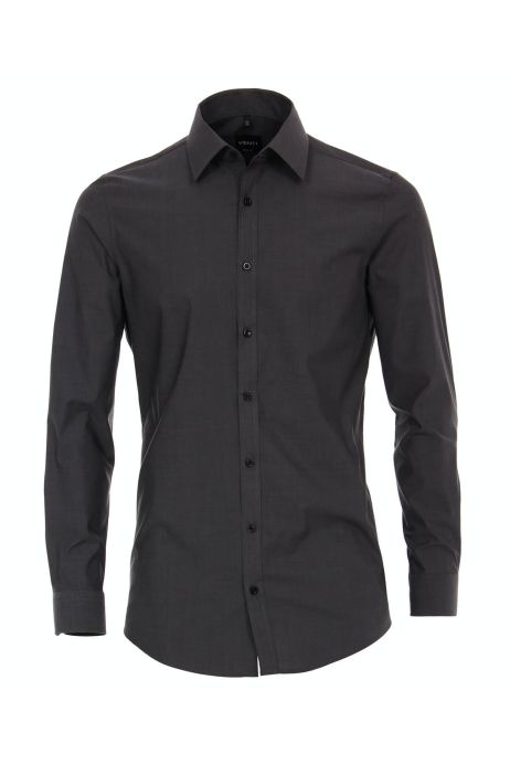 Venti Camicia Da Uomo Business Modern Fit A Maniche Corte Nera 634054200 800