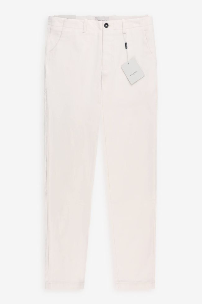 Trousers Yan Simmon Slim YAN-SIMMON-T503-OSTRO-OFFWHITE