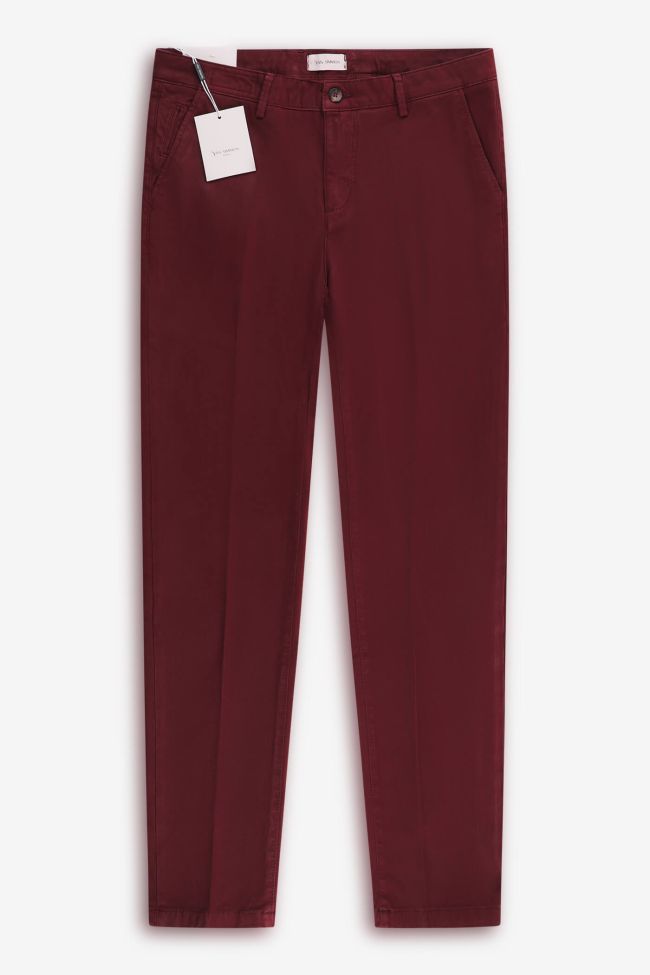 Hosen Yan Simmon Slim YAN-SIMMON-T650-STORY-BORDEAUX