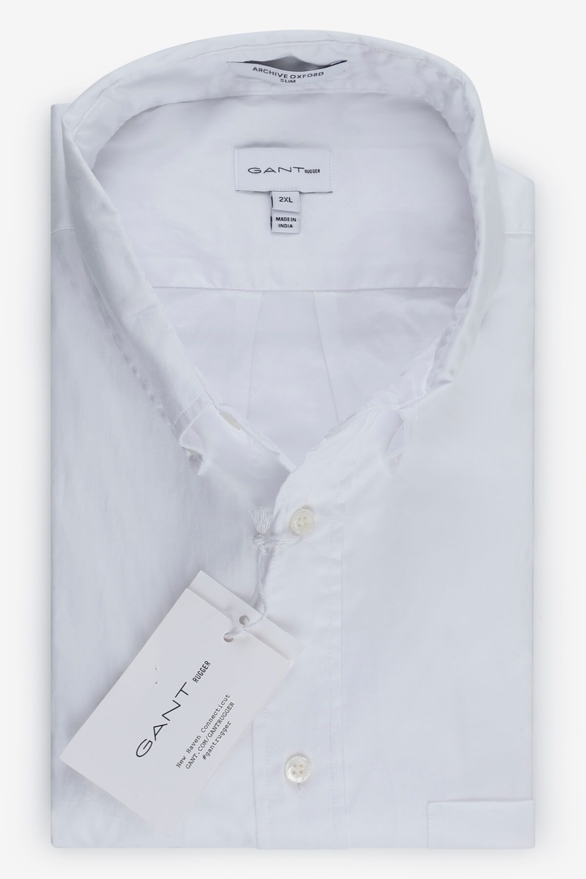 Camisa Gant Las Mejores Ofertas En Tamaño Regular GANT Blanco