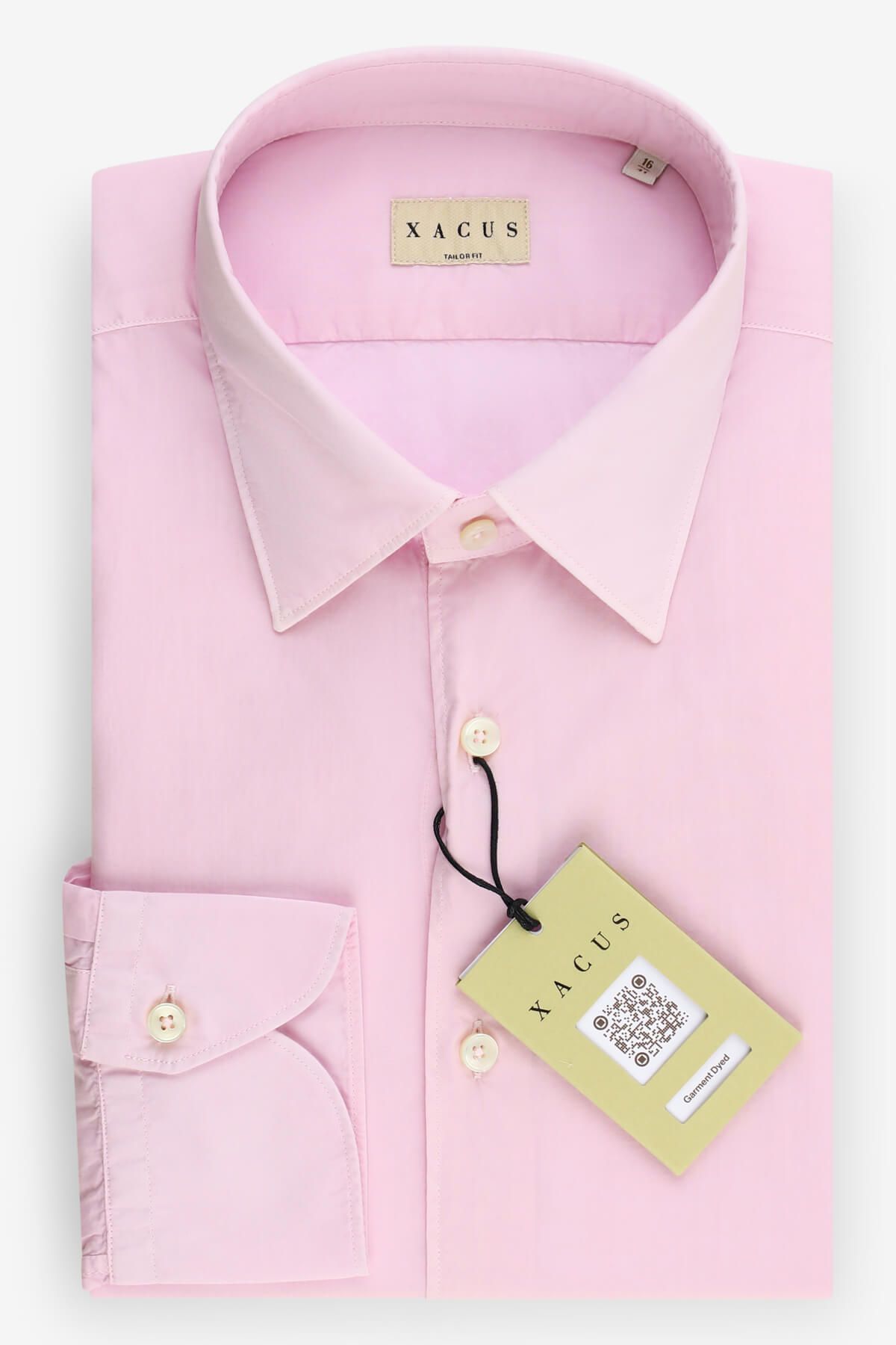 chinese dress ladies Button-Down Dress Shirt in Light Pink Oxford