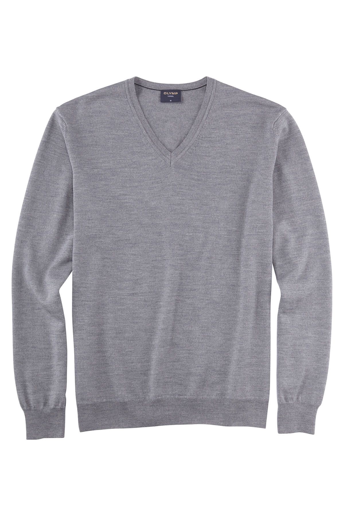『TEN Vneck Knit GRAY L』 KE-OLYMP-015010-63 Men's Sweater Olymp