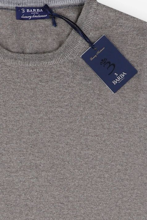 Men's Knitwear Barba Crew-neck Regular Plain 100% merinos wool