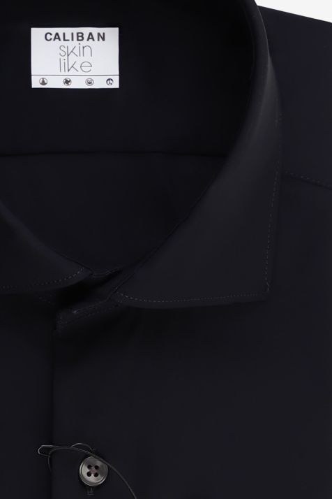 Camisa Hombre Caliban Regular Lisa 74% Poliamida, 26% Elastano cuello Francés Manga larga