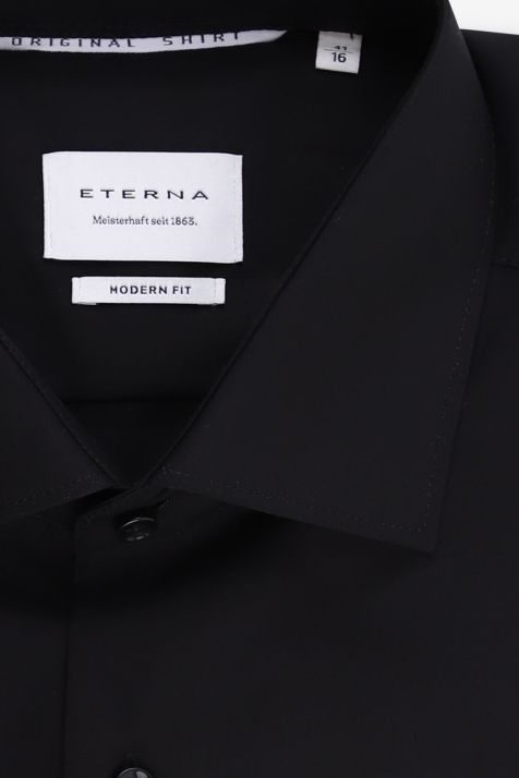 Men's Shirt Eterna Classic Not Iron Plain 100% cotton collar French Long sleeve