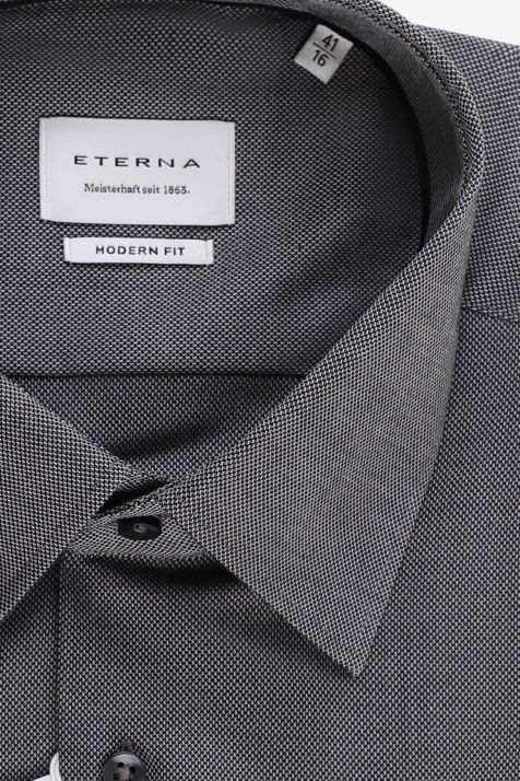 Chemise Homme Eterna Classic Sans Repassage Partiellement  100% coton col Classique Manche longue