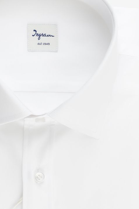 Men's Shirt Ingram Classic Plain 100% cotton collar French Long sleeve
