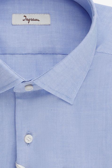 Men's Shirt Ingram Regular Plain 100% cotton collar French Long sleeve
