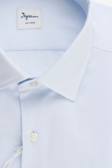 Men's Shirt Ingram Regular Plain 100% cotton collar French Long sleeve