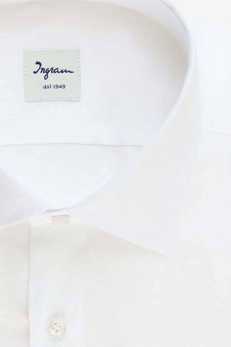 Men's Shirt Ingram Regular Plain 100% cotton collar French Long sleeve