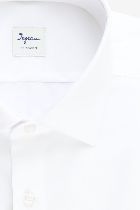 Men's Shirt Ingram Regular Not Iron Plain 100% cotton collar French Long sleeve