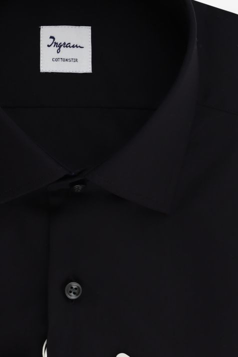 Men's Shirt Ingram Regular Not Iron Plain 100% cotton collar French Long sleeve