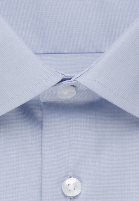 Men's Shirt Seidensticker Regular Not Iron Plain collar Italian Short sleeve