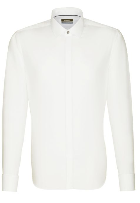 Chemise Homme Seidensticker Regular Sans Repassage Uni col Classique Manche longue