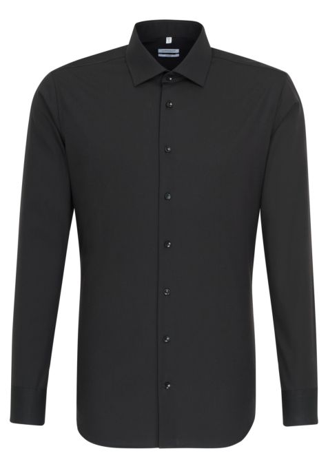 Chemise Homme Seidensticker Slim Sans Repassage Uni col Classique Manche longue