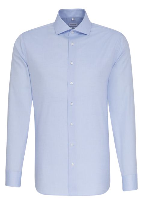 Chemise Homme Seidensticker Slim Sans Repassage Uni col Classique Manche longue