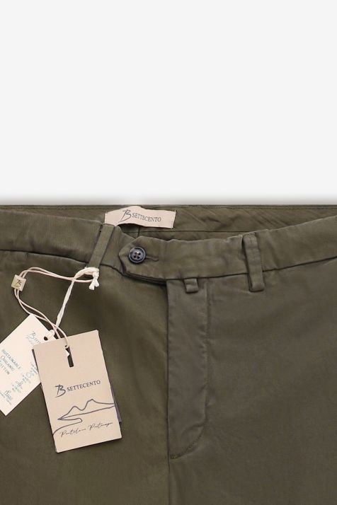 Pantalon Hombre B-Settecento Chino Slim Lisa 97% algodón 3% elastan