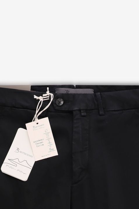 Men's Trouser B-Settecento Chino Slim Plain 97% cotton 3% elastan