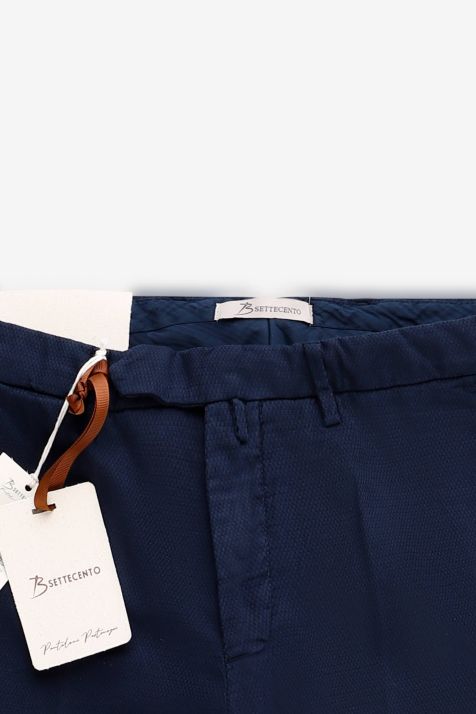 Pantalon Homme B-Settecento Chino Slim Uni 97% coton 3% elastan