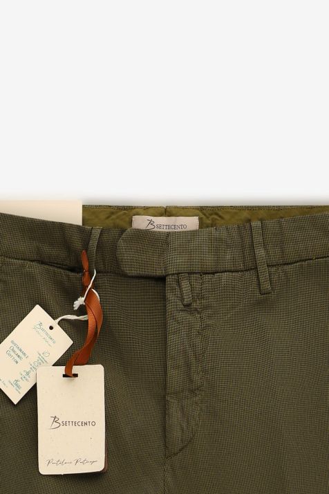 Hose Herren B-Settecento Chinos Slim Halb Unifarben 97% Baumwolle 3% elastan