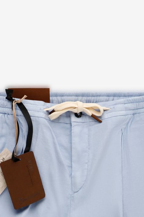 Hose Herren B-Settecento Chinos Slim Einfarbig 47% cotton 52% linen 1% ea