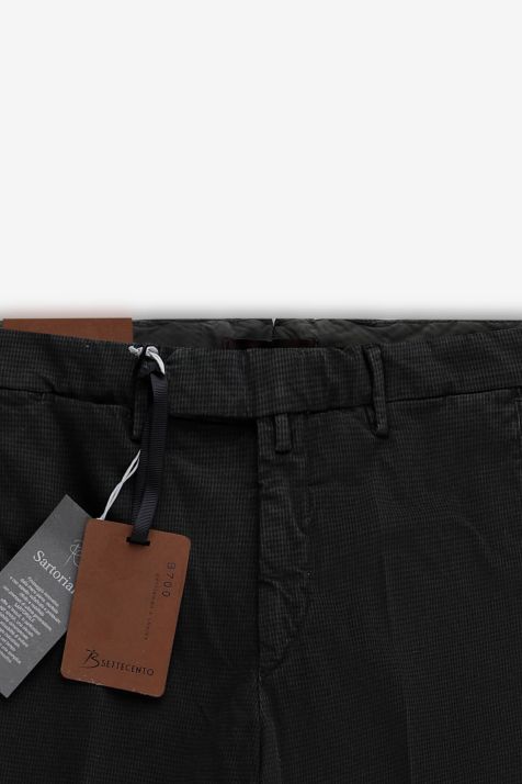 Men's Trouser B-Settecento Chino Slim Semi-plain 97% cotton 3% elastan