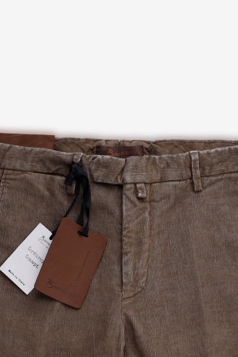 Men's Trouser B-Settecento Chino Slim Plain 65% cotton 33% pa 2% ea