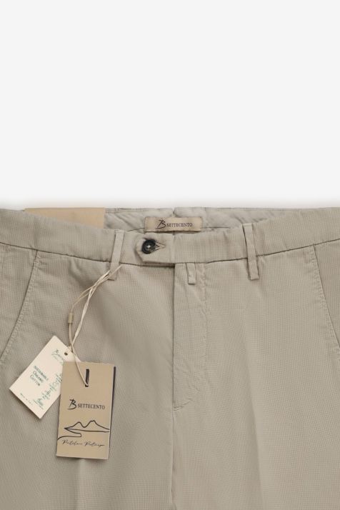 Hose Herren B-Settecento Chinos Slim Halb Unifarben 97% Baumwolle 3% elastan