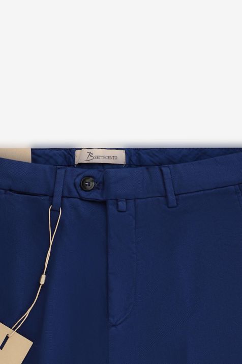 Men's Trouser B-Settecento Chino Slim Plain 97% cotton 3% elastan