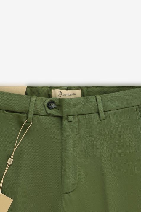 Pantalon Homme B-Settecento Chino Slim Uni 97% coton 3% elastan