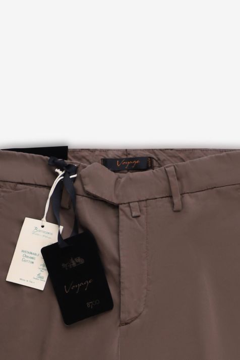 Men's Trouser B-Settecento Chino Slim Plain 97% cotton 3% elastan