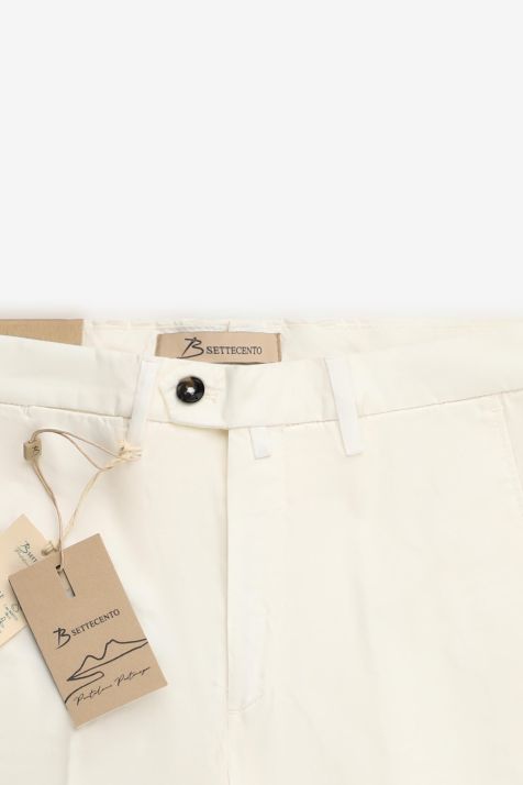 Hose Herren B-Settecento Chinos Slim Einfarbig 97% Baumwolle 3% elastan