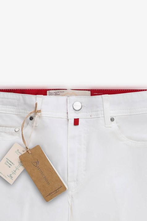 Pantalon Homme B-Settecento Chino Slim Uni 97% coton 3% elastan
