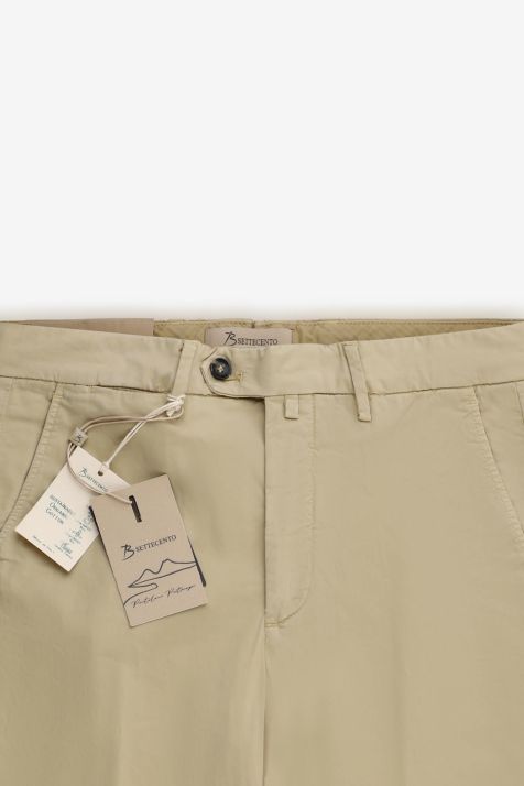 Pantalon Homme B-Settecento Chino Slim Uni 97% coton 3% elastan