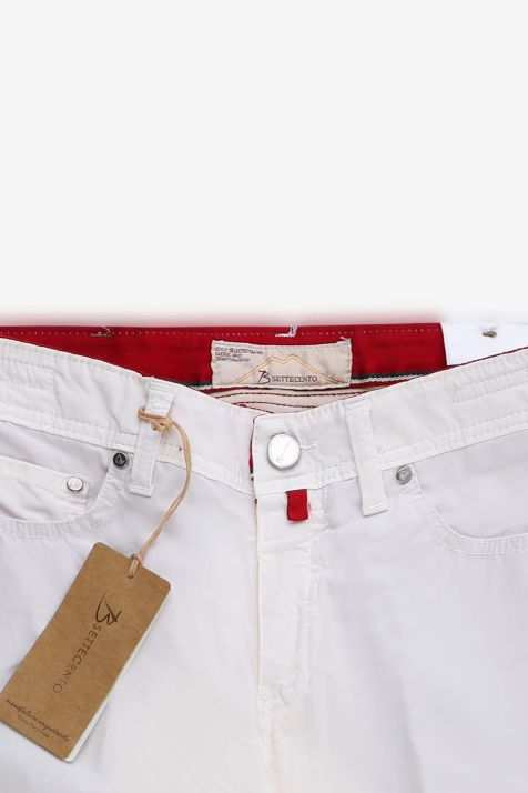Men's Trouser B-Settecento Chino Slim Plain 96% cotton 4% elastan