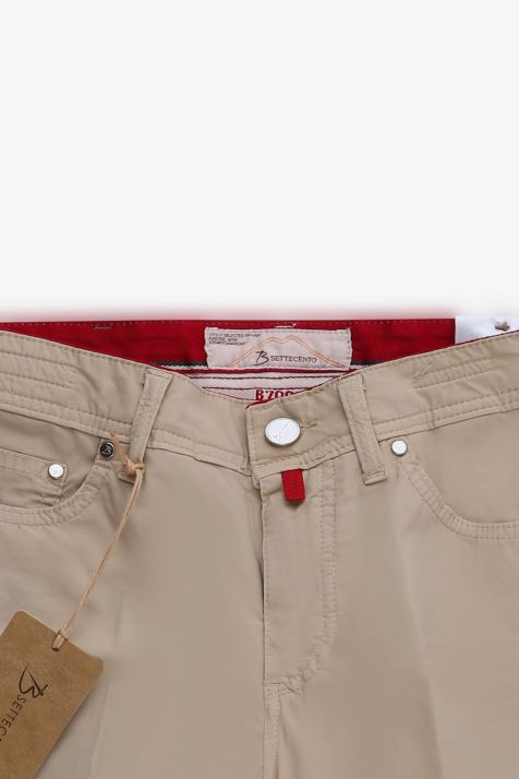 Hose Herren B-Settecento Chinos Slim Einfarbig 96% Baumwolle 4% elastan