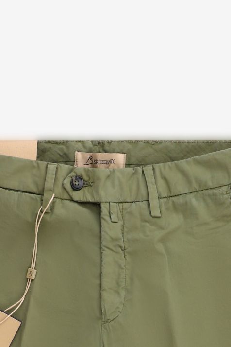 Men's Trouser B-Settecento Chino Slim Plain 97% cotton 3% elastan