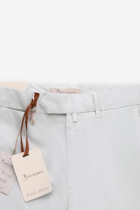 Hose Herren B-Settecento Chinos Slim Einfarbig  66 % Baumwolle, 32 % Leinen, 2 % E28